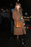 Taylor heading to the recording studio in New York